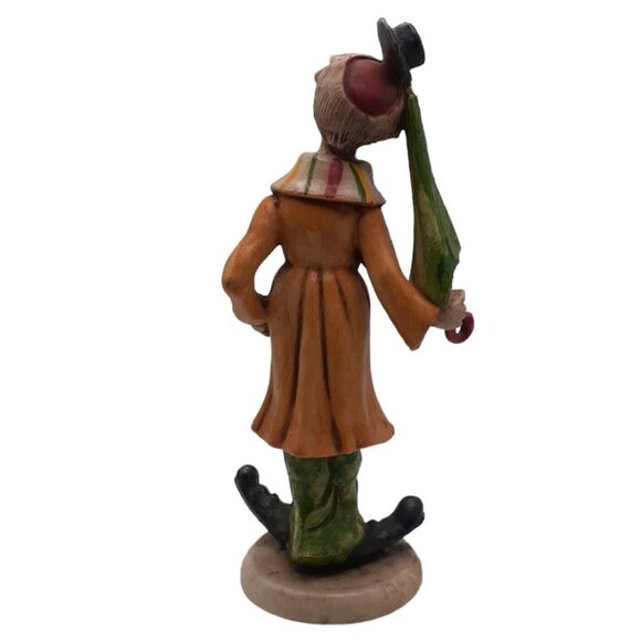 VTG Fontinini Italian Circus Clown Figurine Smiling Made in Italy Plastic 7.5" - Picture 2 of 15